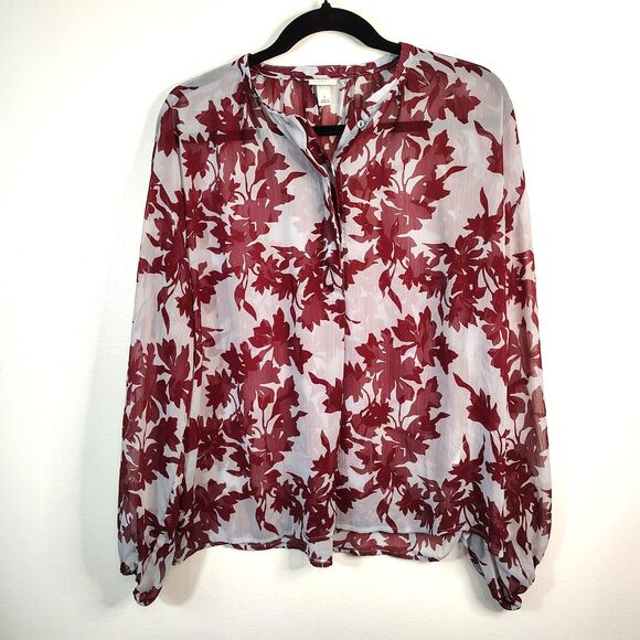 LOFT & A NEW DAY Career & Casual BUNDLE Large Women's Long Sleeve Blouses Shirts - Picture 5 of 9